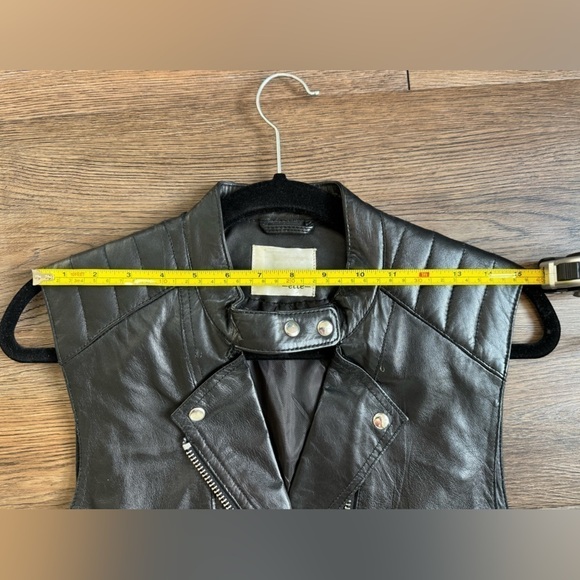 LF Stores Leather Moto Vest - Edgy Moto Style Meets Chic Fashion - Picture 9 of 10